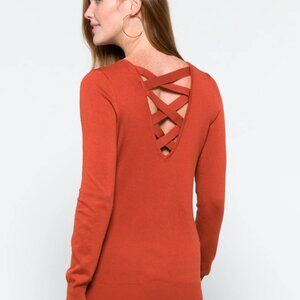 LOVE ELLIE Mia Back Detail Sweater